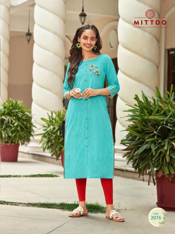 Mittoo Priyal 10 Cotton Weaving Exclusive  Designer Kurti Collection